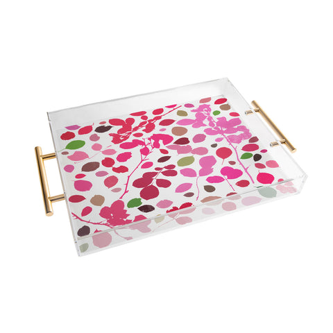 Garima Dhawan wildrose 3 Acrylic Tray