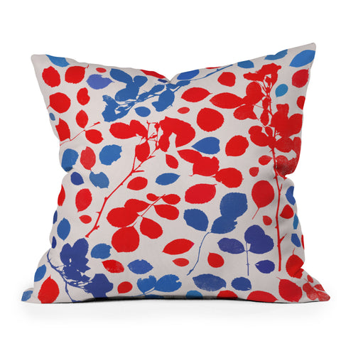 Garima Dhawan wildrose 4 Outdoor Throw Pillow