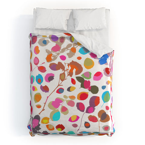 Garima Dhawan wildrose 5 Duvet Cover