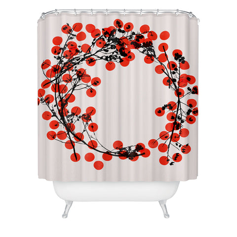 Garima Dhawan wreath 1 Shower Curtain