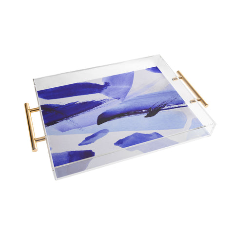 Georgiana Paraschiv Blues Acrylic Tray