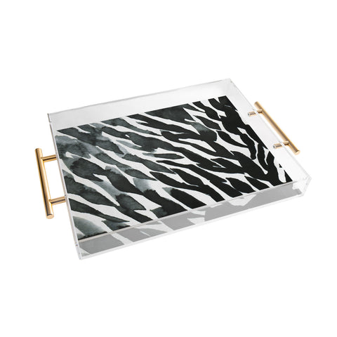 Georgiana Paraschiv BWAbstract 01 Acrylic Tray