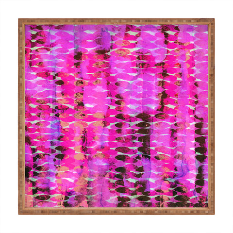 Georgiana Paraschiv Cherry Pink Square Tray