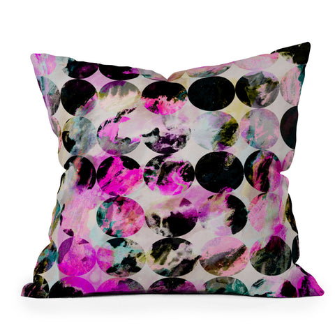 Georgiana Paraschiv Circles III Outdoor Throw Pillow
