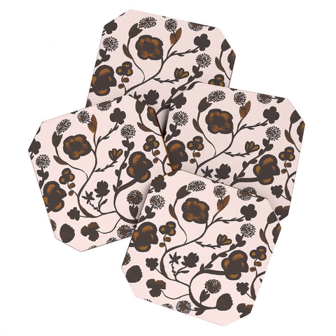 Georgiana Paraschiv Floral II Coaster Set