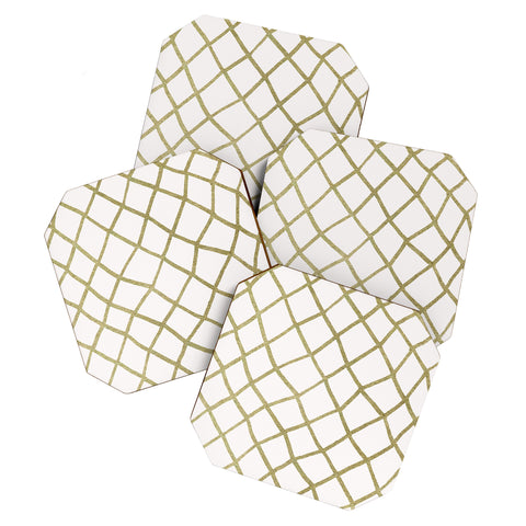 Georgiana Paraschiv Gold V02 Coaster Set