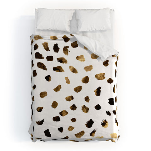 Georgiana Paraschiv Gold V03 Duvet Cover