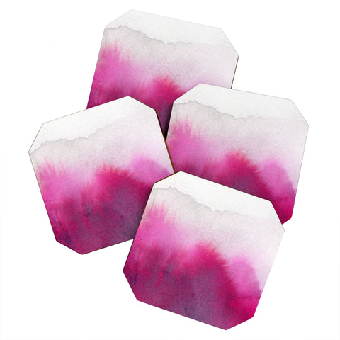 Georgiana Paraschiv Hazy Pink Coaster Set