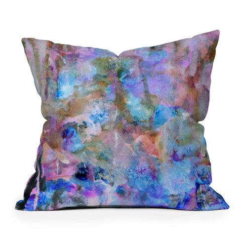 Georgiana Paraschiv Royal Blue Outdoor Throw Pillow