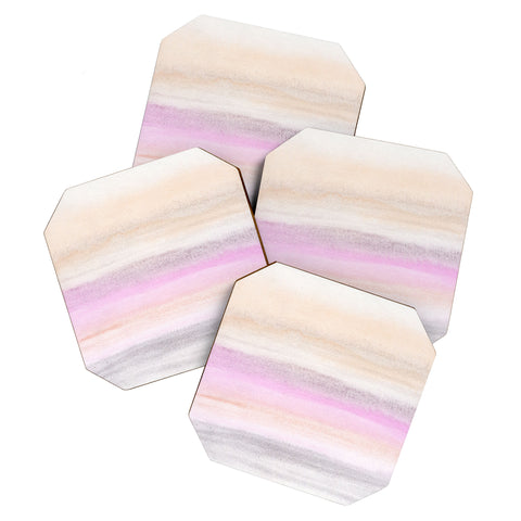 Georgiana Paraschiv Subtle Pastel Coaster Set