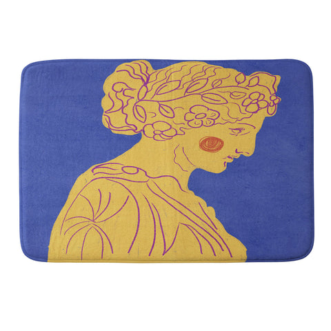 Gigi Rosado Ancient Beauty 3 Memory Foam Bath Mat