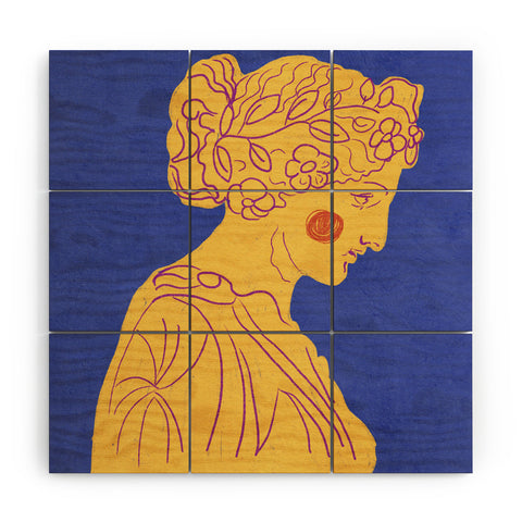 Gigi Rosado Ancient Beauty 3 Wood Wall Mural