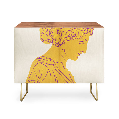 Gigi Rosado Ancient goddess 1 Credenza