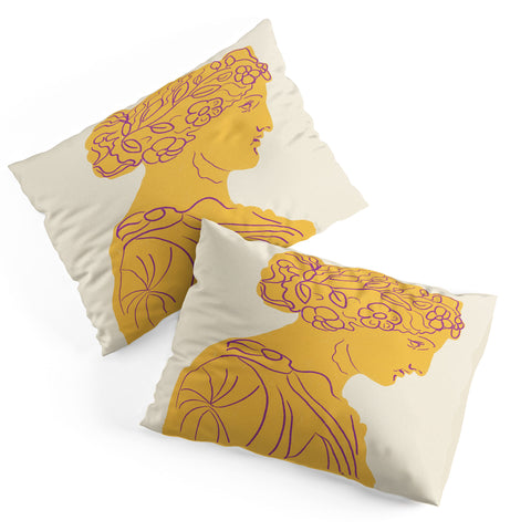 Gigi Rosado Ancient goddess 1 Pillow Shams