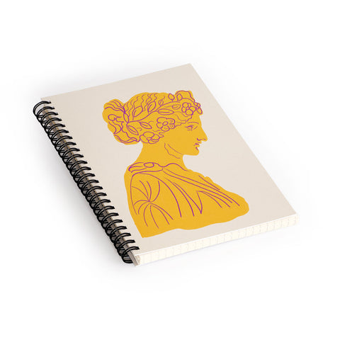 Gigi Rosado Ancient goddess 1 Spiral Notebook