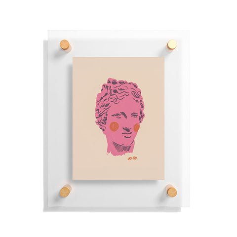 Gigi Rosado Ancient head 2 Floating Acrylic Print