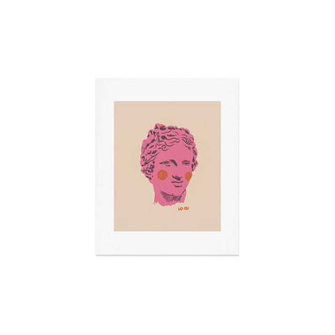 Gigi Rosado Ancient head 2 Art Print