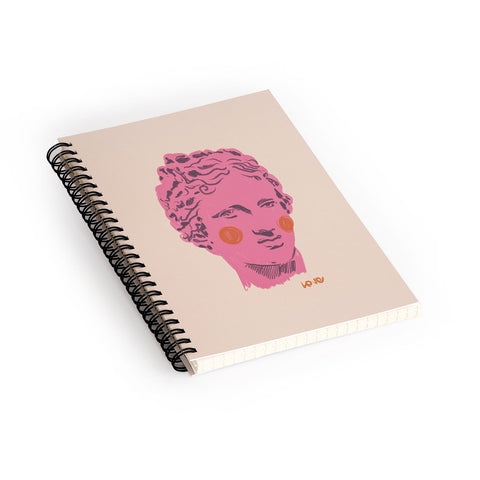 Gigi Rosado Ancient head 2 Spiral Notebook