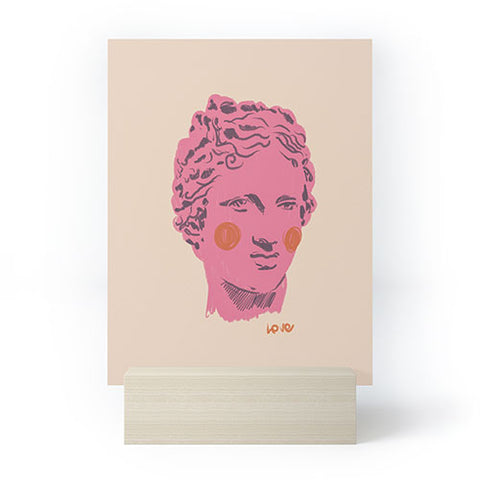 Gigi Rosado Ancient head 2 Mini Art Print