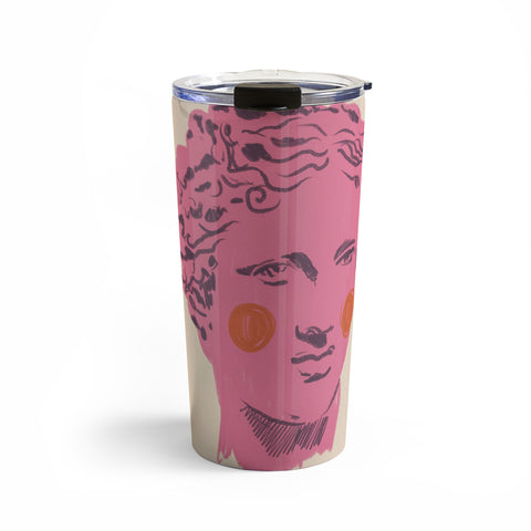 Gigi Rosado Ancient head 2 Travel Mug