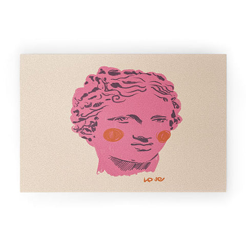 Gigi Rosado Ancient head 2 Welcome Mat