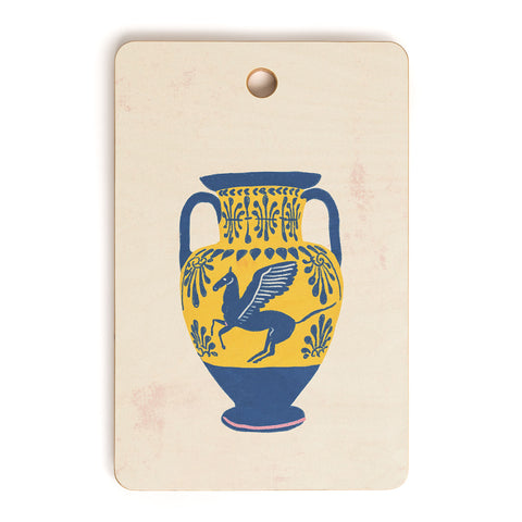 Gigi Rosado Ancient vase 2 Cutting Board Rectangle