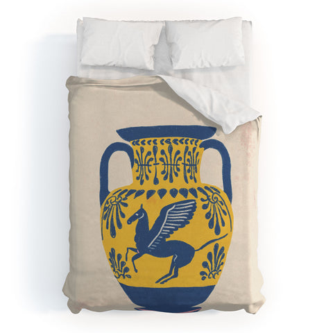 Gigi Rosado Ancient vase 2 Duvet Cover
