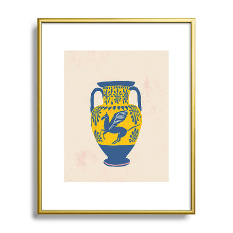 Gigi Rosado Ancient vase 2 Metal Framed Art Print