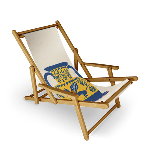 Gigi Rosado Ancient vase 2 Sling Chair