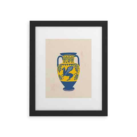 Gigi Rosado Ancient vase 2 Framed Art Print