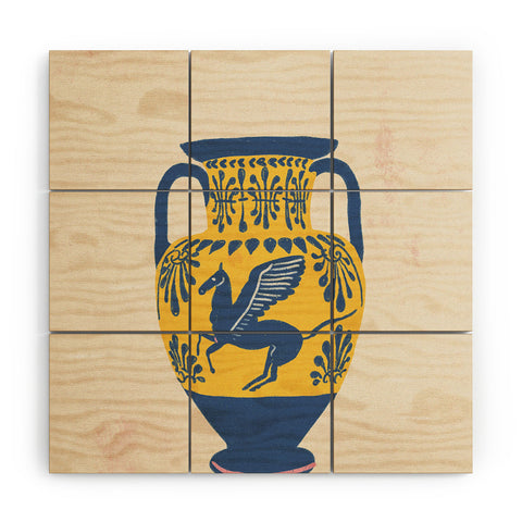Gigi Rosado Ancient vase 2 Wood Wall Mural