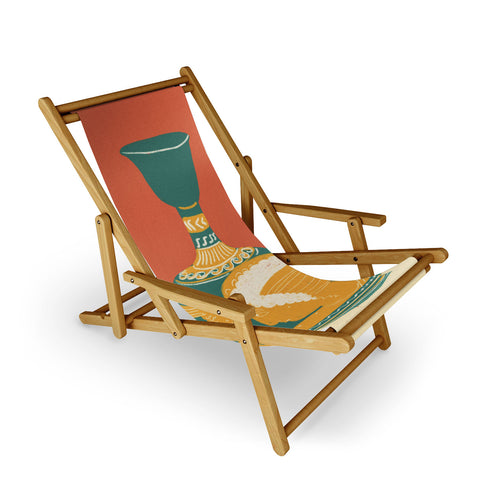 Gigi Rosado Ancient vase Sling Chair