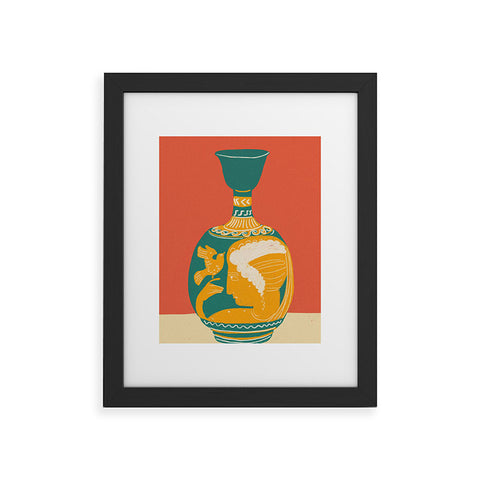 Gigi Rosado Ancient vase Framed Art Print