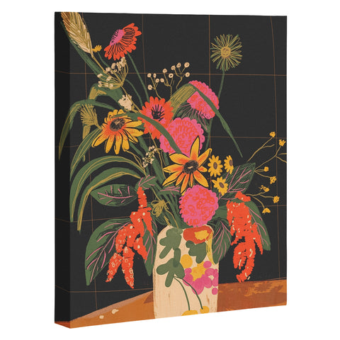 Gigi Rosado Autumnal bouquet Art Canvas
