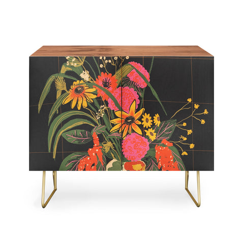 Gigi Rosado Autumnal bouquet Credenza