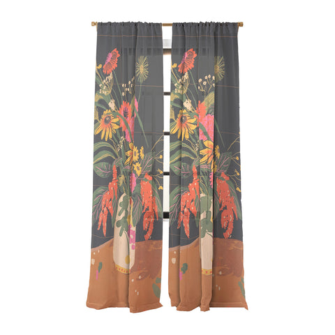 Gigi Rosado Autumnal bouquet Sheer Non Repeat