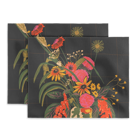 Gigi Rosado Autumnal bouquet Placemat