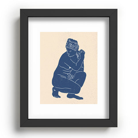 Gigi Rosado Blue Nude Recessed Framing Rectangle