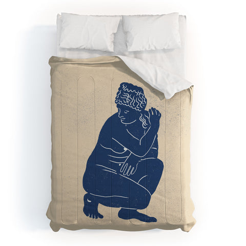 Gigi Rosado Blue Nude Comforter