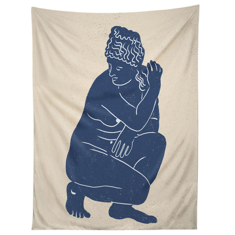 Gigi Rosado Blue Nude Tapestry