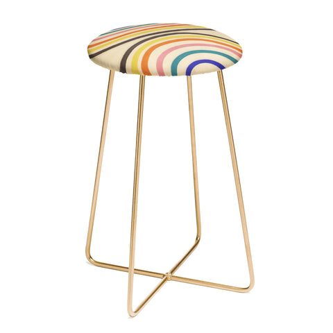 Gigi Rosado Chasing rainbows Counter Stool