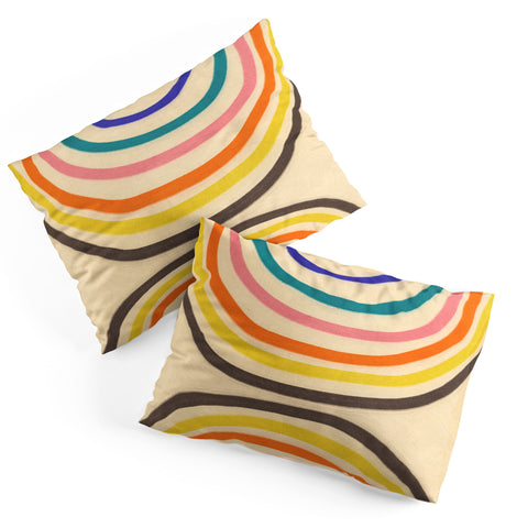 Gigi Rosado Chasing rainbows Pillow Shams