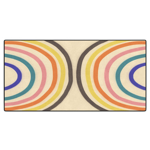 Gigi Rosado Chasing rainbows Desk Mat