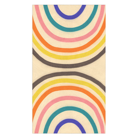 Gigi Rosado Chasing rainbows Tablecloth