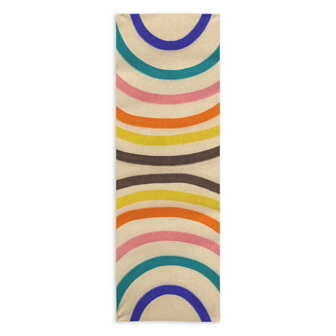 Gigi Rosado Chasing rainbows Yoga Towel