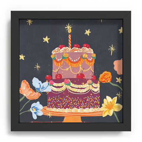 Gigi Rosado Cherries on top Recessed Framing Square