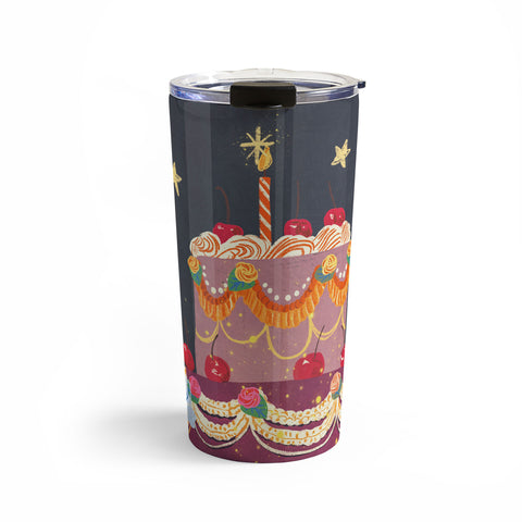 Gigi Rosado Cherries on top Travel Mug