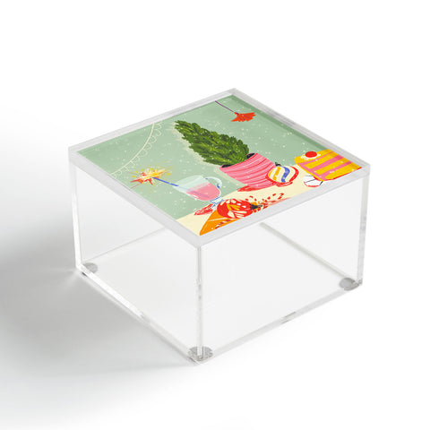 Gigi Rosado Christmas Eve still life Acrylic Box