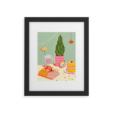 Gigi Rosado Christmas Eve still life Framed Art Print