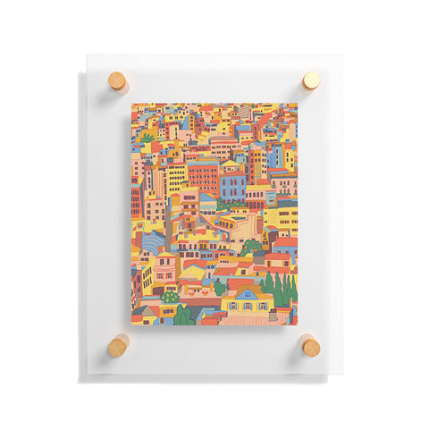 Gigi Rosado City of Athens Floating Acrylic Print